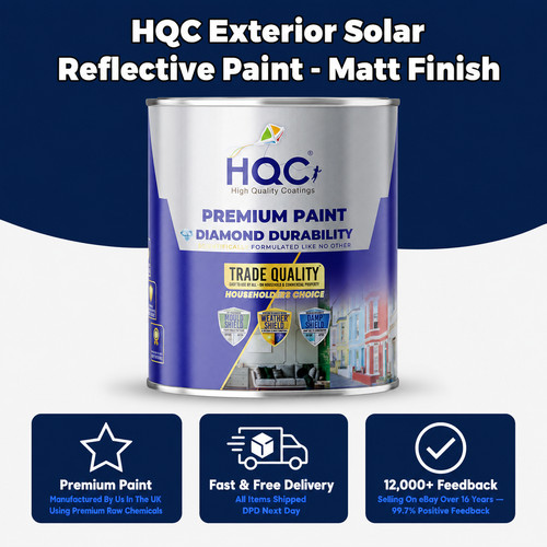 Solar reflective paint - 2.5l, 5l