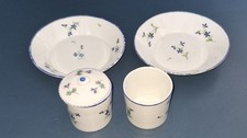2 18th Century Niderviller Cups & Saucers & a Later Lid 