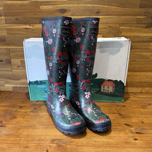 Joules field welly art floral - joules,