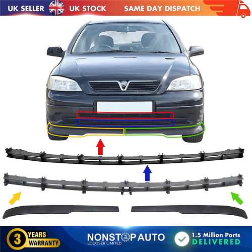 Front bumper grille and - bumper,