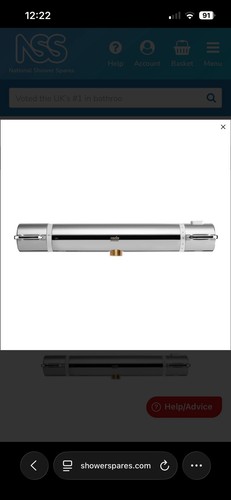 Mira vz1 thermostatic bar - 10,