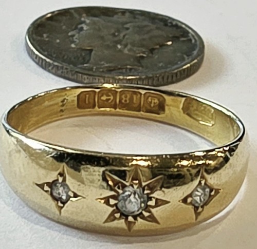 Fine antique 18k - antique, 3