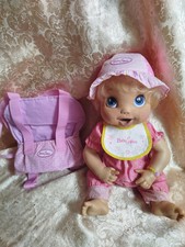 Rara Bambola Baby Alive 2006 Baby Eva  Hasbro Soft Face + Accessori Passeggio