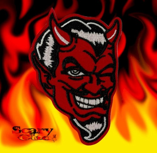 New devil grinning - devil, wink