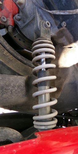 Rear shock absorber - shock, lh