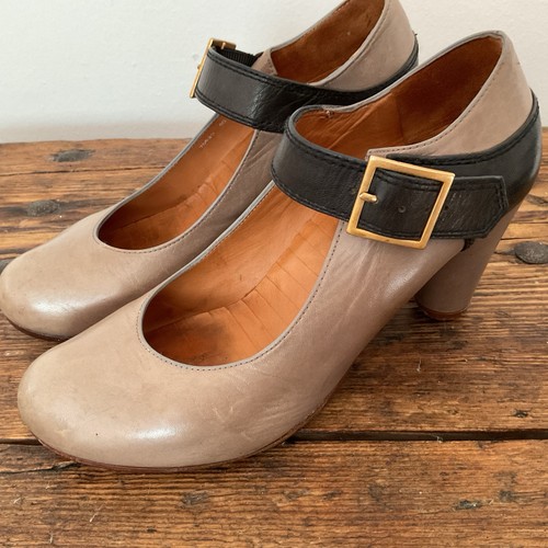 Chie mihara taupe leather - chie,