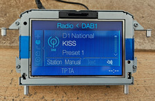 FORD FIESTA MK7.5 CAR RADIO SAT NAV NAVIGATION RADIO HEAD UNIT DISPLAY SCREEN