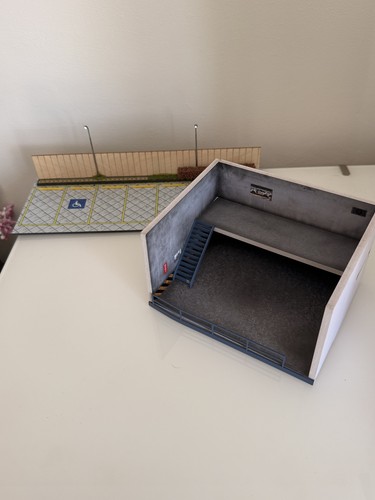 Diorama car parking - car, lot
