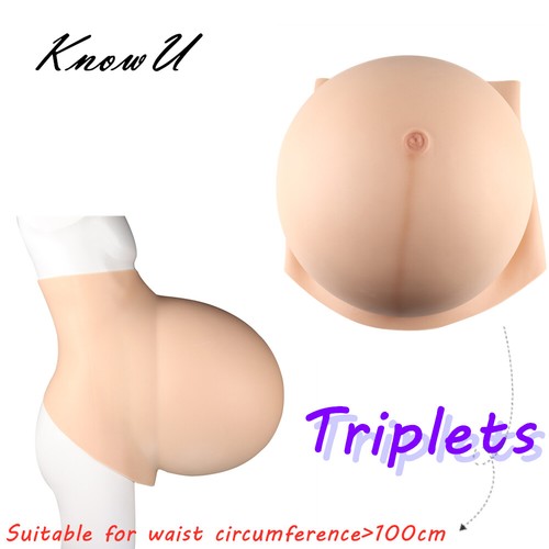 Silicone fake belly oversized - belly,