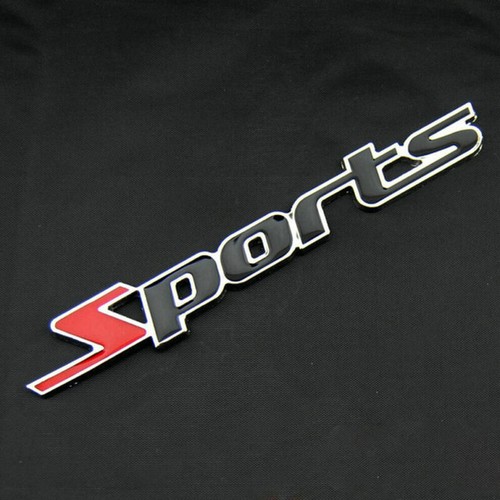 1pc metal chrome sports - metal, 3d
