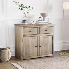 Solid Wood Sideboard 2 Drawer