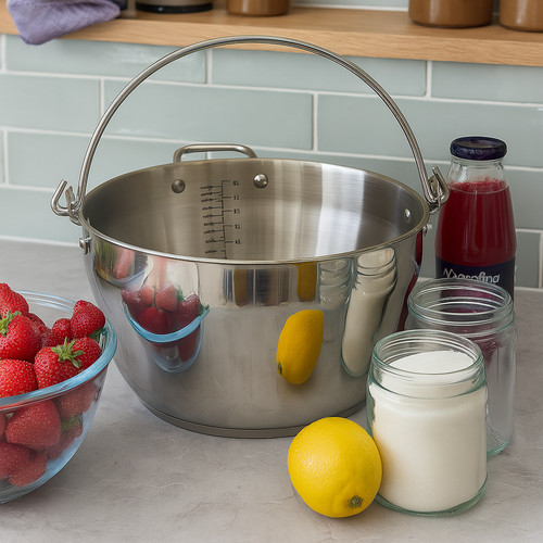 Maslin jam pan with - maslin, 8.5