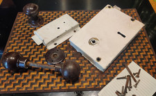 Antique Rim lock and bakelite handles