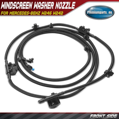 Front windshield washer - windshield, nozzle