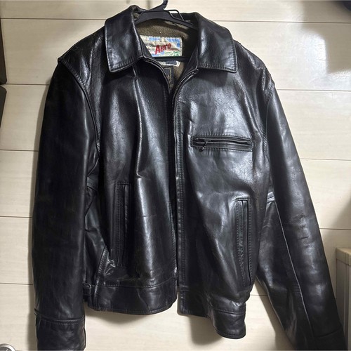 Aero leather horsehide jacket - leather,