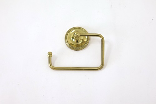 Vintage brass toilet roll - vintage,