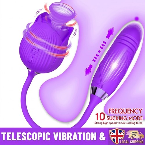 Rose sucking vibrator - rose, clitoral