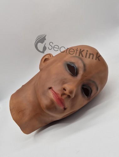 Brown latex female - latex, cross