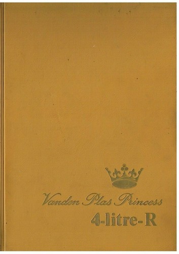 Vanden plas princess litre r - plas,