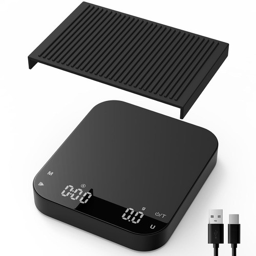 Digital coffee scale with - coffee,