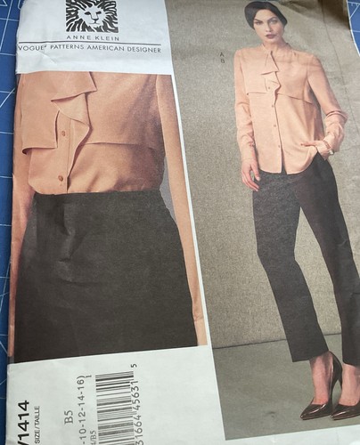 Vogue v1414 misses top and - v1414,