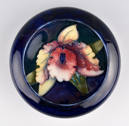 Moorcroft pottery orchid - pottery,