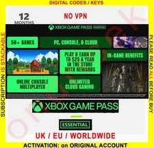 Xbox Game Pass Essential 12
