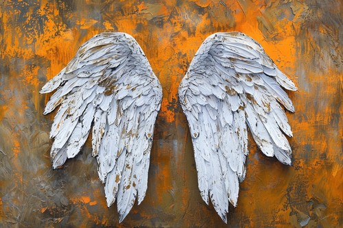 Stunning angel wings canvas - stunning,