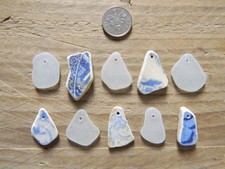 10 Drilled Sea Pottery And Sea