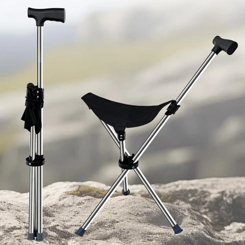 Folding walking stick with - stick,
