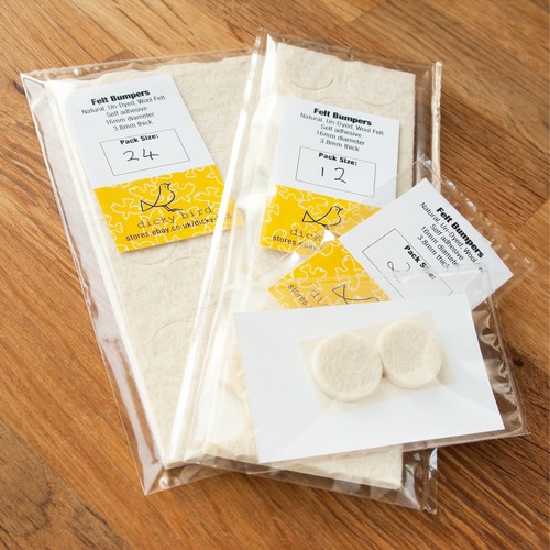 Self adhesive felt pads - adhesive,