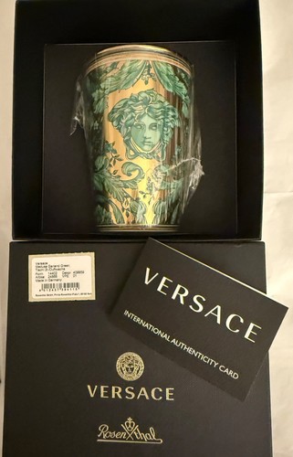 Versace medusa garland green - versace,