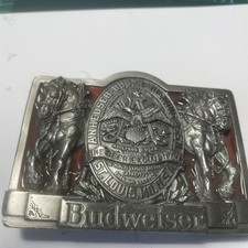 Old BUDWEISER belt Buckle From 1993