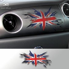 Union Jack Flag Dashboard Vinyl Decal Stickers Fits R53 Mini One Cooper S JCW 