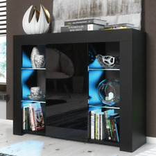 Modern Sideboard Display Cabinet Cupboard TV Stand Living Room High Gloss Doors