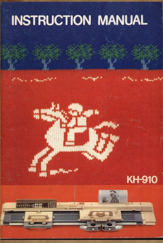 Brother knitting machine kh910 - knitting,