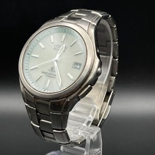Citizen Attesa Eco-Drive Titanium Radio Controlled Watch H410 White JDM W034