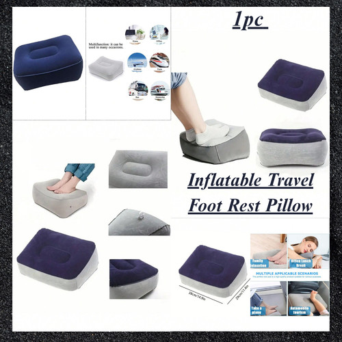 Inflatable foot rest travel - inflatable,