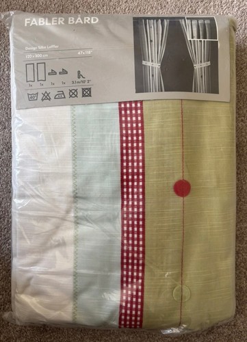 Ikea fabler bard pair - fabler, curtains
