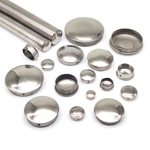 Round stainless steel - steel, cap