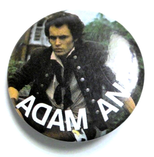 Adam ant vintage pin pinback - ant,
