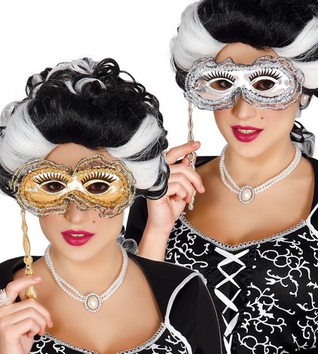 Gold lace silver - silver, venetian