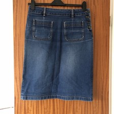 Hobbs Ladies Blue Cotton Denim