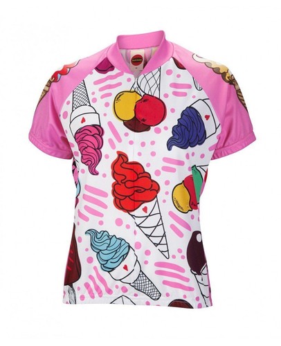 Ice cream women cycling - ice,