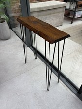 Slim Hallway Console Table Hall Entryway Living Room Industrial Style Furniture