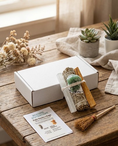 Smudging bundle kit includes - smudging,