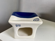 Avoca Blue  oil burner tealight candle holder with box Irish Wicklow 9cm