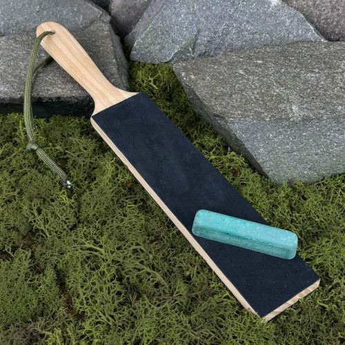 Double sided leather strop - double-sided,