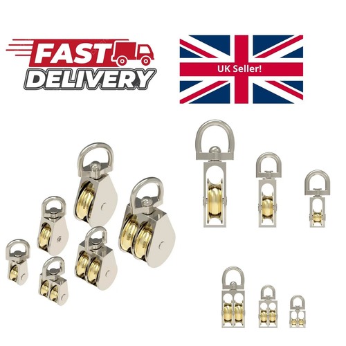 Double wheel pulley - double,