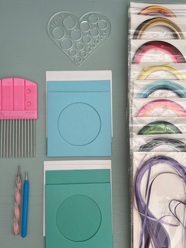 Paper quilling craft bundle - quilling,